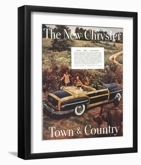 Chrysler Town & Country Conv.-null-Framed Art Print