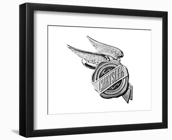 Chrysler Wings Logo 1928-null-Framed Art Print