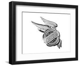 Chrysler Wings Logo 1928-null-Framed Art Print