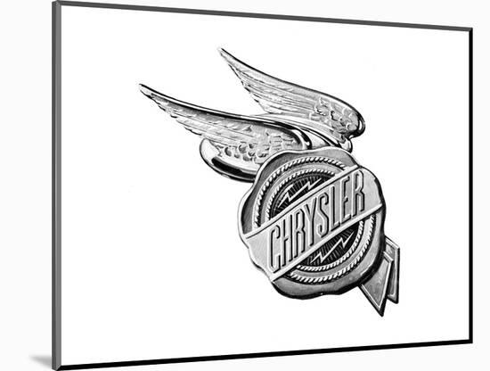 Chrysler Wings Logo 1928-null-Mounted Art Print