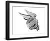 Chrysler Wings Logo 1928-null-Framed Art Print