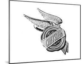 Chrysler Wings Logo 1928-null-Mounted Art Print