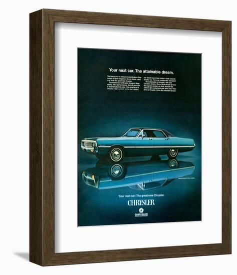 Chrysler-Your Next Car:Newport-null-Framed Art Print