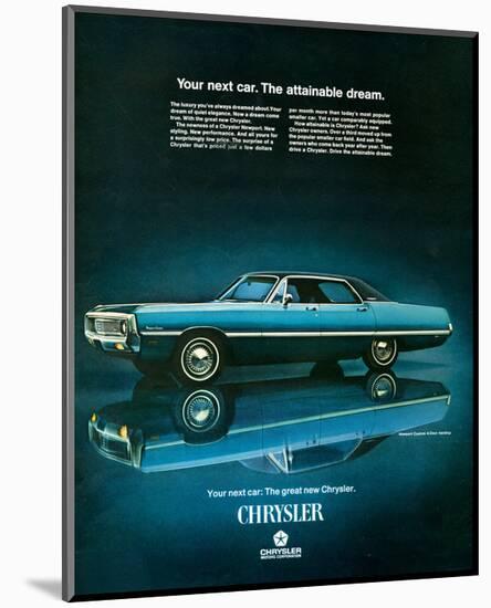 Chrysler-Your Next Car:Newport-null-Mounted Art Print