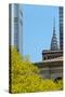 Chrystler Building from Bryant Park-null-Stretched Canvas