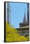 Chrystler Building from Bryant Park-null-Framed Stretched Canvas