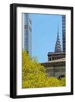 Chrystler Building from Bryant Park-null-Framed Photo