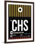 CHS Charleston Luggage Tag I-NaxArt-Framed Art Print