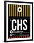 CHS Charleston Luggage Tag I-NaxArt-Framed Art Print