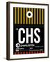 CHS Charleston Luggage Tag I-NaxArt-Framed Art Print