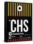 CHS Charleston Luggage Tag I-NaxArt-Framed Stretched Canvas