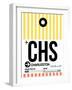 CHS Charleston Luggage Tag II-NaxArt-Framed Art Print