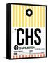 CHS Charleston Luggage Tag II-NaxArt-Framed Stretched Canvas