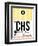 CHS Charleston Luggage Tag II-NaxArt-Framed Art Print