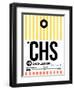 CHS Charleston Luggage Tag II-NaxArt-Framed Art Print