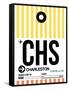 CHS Charleston Luggage Tag II-NaxArt-Framed Stretched Canvas