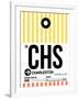 CHS Charleston Luggage Tag II-NaxArt-Framed Art Print