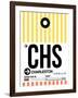 CHS Charleston Luggage Tag II-NaxArt-Framed Art Print