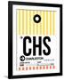 CHS Charleston Luggage Tag II-NaxArt-Framed Art Print