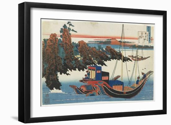 Chu Nagon Yakamochi, C. 1839-Katsushika Hokusai-Framed Giclee Print