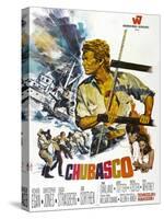 Chubasco, US poster, Richard Egan, 1967-null-Stretched Canvas