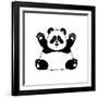 Chubby Panda-Marcus Prime-Framed Art Print