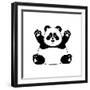 Chubby Panda-Marcus Prime-Framed Art Print