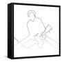 Chuck Berry-Logan Huxley-Framed Stretched Canvas
