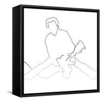 Chuck Berry-Logan Huxley-Framed Stretched Canvas