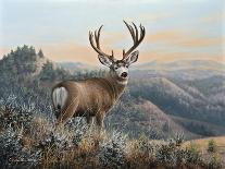 Winter's First Call-Chuck Black-Framed Giclee Print