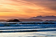 A Long Beach Sunset-Chuck Burdick-Photographic Print