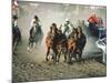 Chuck Wagon Race, Calgary Stampede, Alberta, Canada-Paolo Koch-Mounted Photographic Print