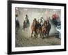 Chuck Wagon Race, Calgary Stampede, Alberta, Canada-Paolo Koch-Framed Photographic Print