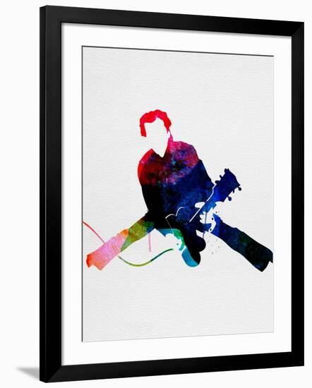 Chuck Watercolor-Lora Feldman-Framed Art Print