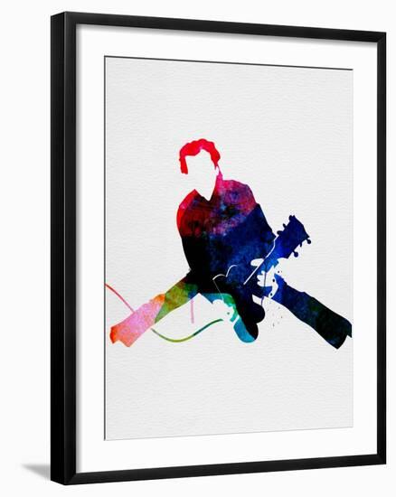 Chuck Watercolor-Lora Feldman-Framed Art Print