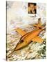 Chuck Yeager Travelling Faster Than Sound-Leo Davy-Stretched Canvas