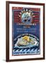 Chuckanut , Washington - Oyster Company-Lantern Press-Framed Art Print