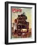 "Chuckwagon," Saturday Evening Post Cover, September 14, 1946-Mead Schaeffer-Framed Giclee Print