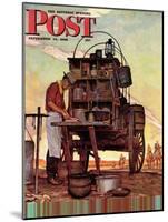 "Chuckwagon," Saturday Evening Post Cover, September 14, 1946-Mead Schaeffer-Mounted Premium Giclee Print