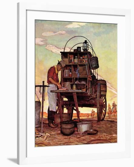 "Chuckwagon," September 14, 1946-Mead Schaeffer-Framed Giclee Print