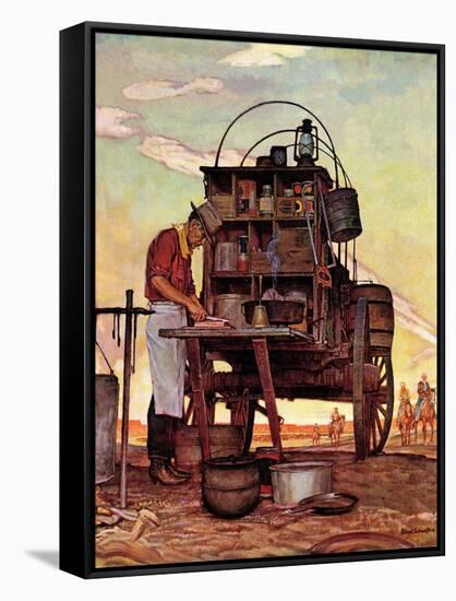 "Chuckwagon," September 14, 1946-Mead Schaeffer-Framed Stretched Canvas