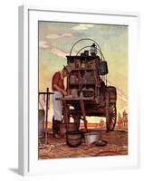 "Chuckwagon," September 14, 1946-Mead Schaeffer-Framed Giclee Print