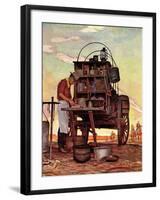 "Chuckwagon," September 14, 1946-Mead Schaeffer-Framed Giclee Print