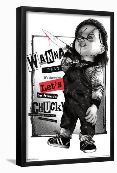 Chucky: Punk Era - Knife-Trends International-Framed Poster