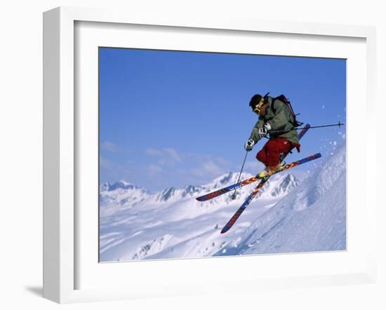 Chugach Mountains Alaska, USA-null-Framed Premium Photographic Print