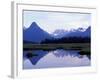 Chugach Range Mountains line Valdez Harbor, Prince William Sound, Alaska, USA-Paul Souders-Framed Photographic Print