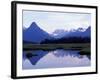 Chugach Range Mountains line Valdez Harbor, Prince William Sound, Alaska, USA-Paul Souders-Framed Photographic Print