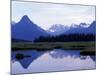 Chugach Range Mountains line Valdez Harbor, Prince William Sound, Alaska, USA-Paul Souders-Mounted Photographic Print