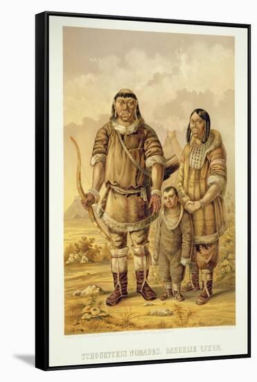 Chukchi Nomads, Engraved by Winckelmann and Sons (Litho)-Zakharov-Framed Stretched Canvas