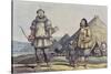 Chukchi People and their Homes, from 'Voyage Pittoresque Autour Du Monde', 1822-Ludwig Choris-Stretched Canvas